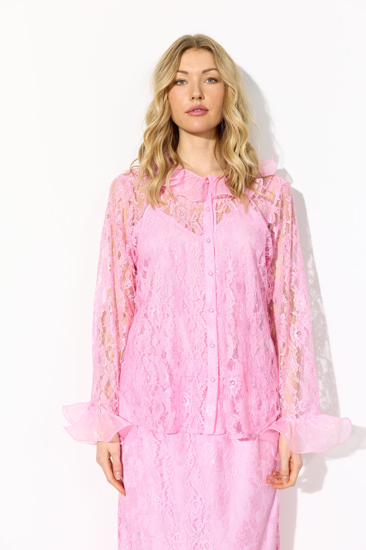 HUNKØN Rosanne Shirt Shirts Pink