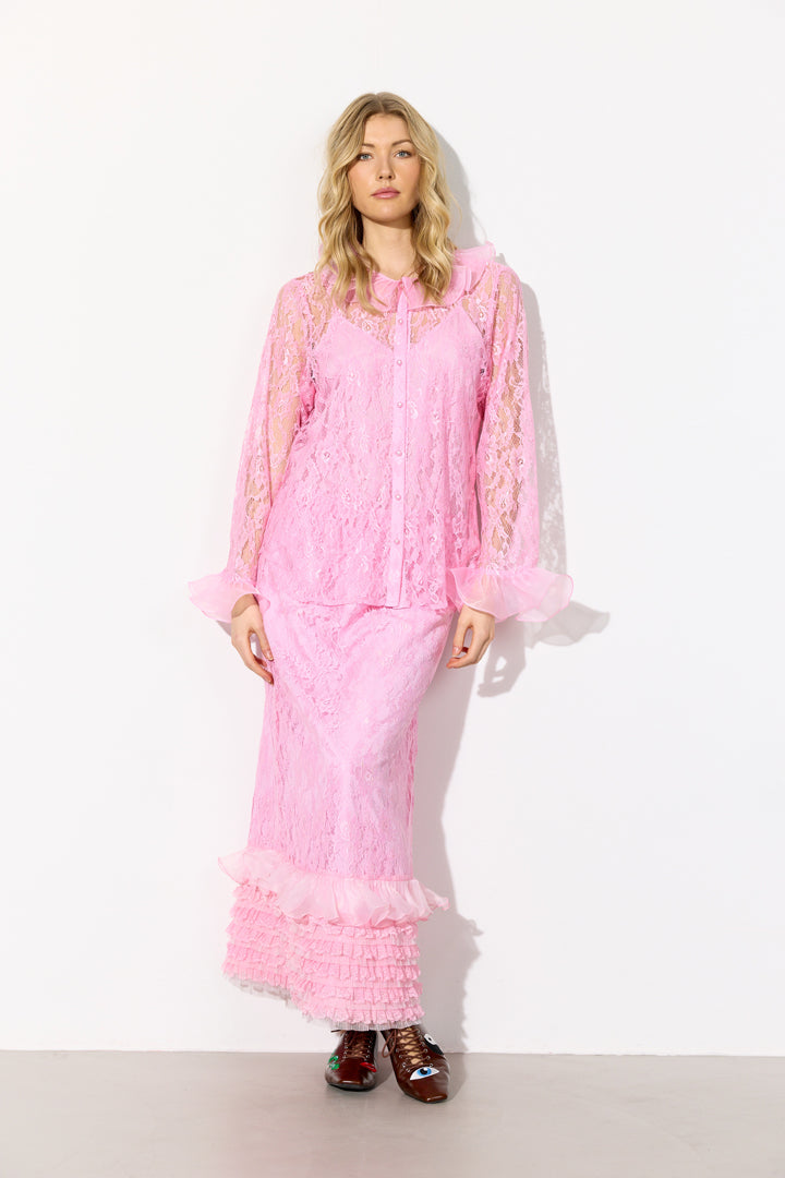 HUNKØN Rosanne skirt Skirts Pink