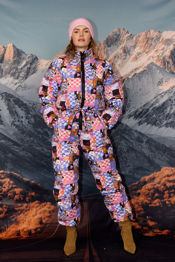 HUNKØN Roxanna Snowsuit Jumpsuits Multiverse Art Print