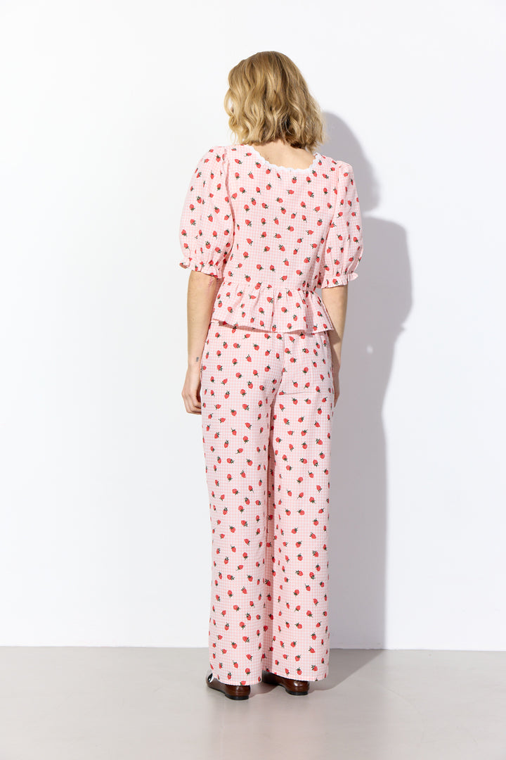 HUNKØN Ruth Blouse Shirts Pink
