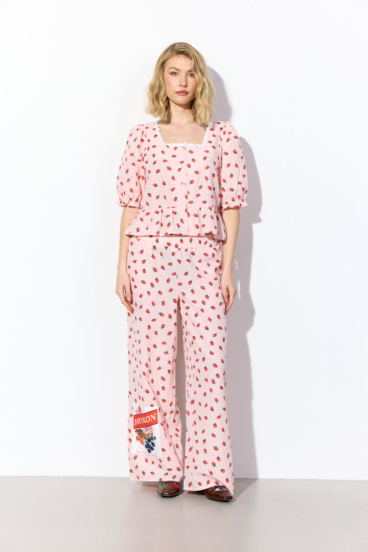 HUNKØN Ruth Trousers Trousers Pink