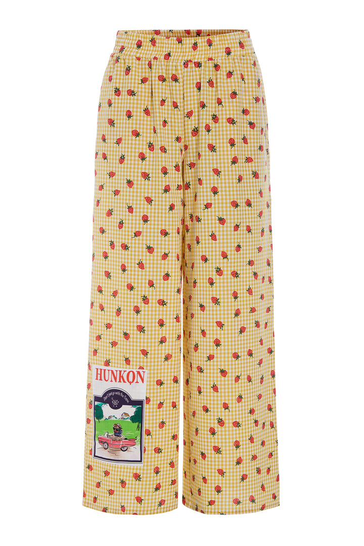 HUNKØN Ruth Trousers Trousers Yellow