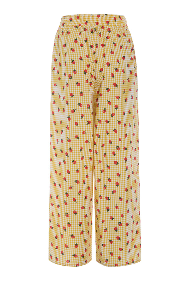 HUNKØN Ruth Trousers Trousers Yellow