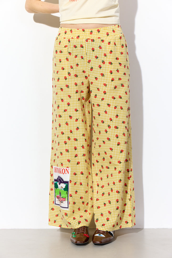 HUNKØN Ruth Trousers Trousers Yellow