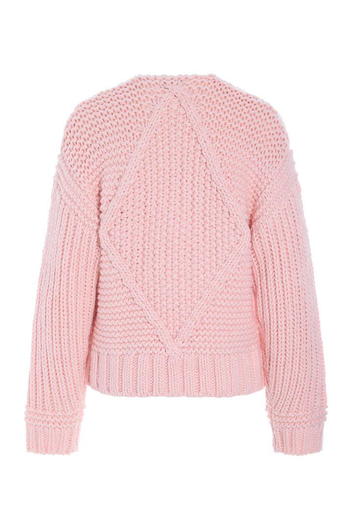 HUNKØN Sabine Knit Cardigan Cardigans Rose