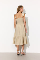 HUNKØN Safire dress Dresses Beige