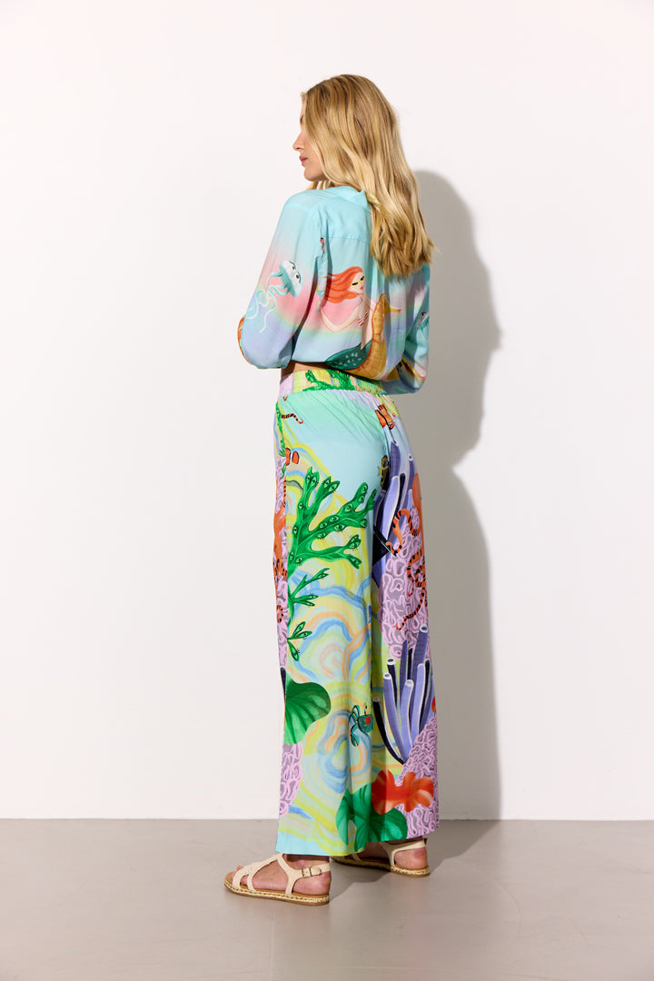 HUNKØN Sandy Trousers Trousers Ocean Life Art Print