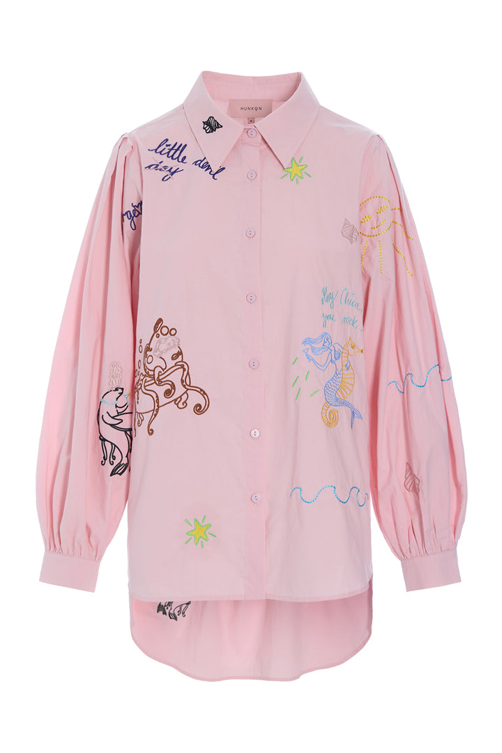 HUNKØN Sasha Shirt Shirts Rose