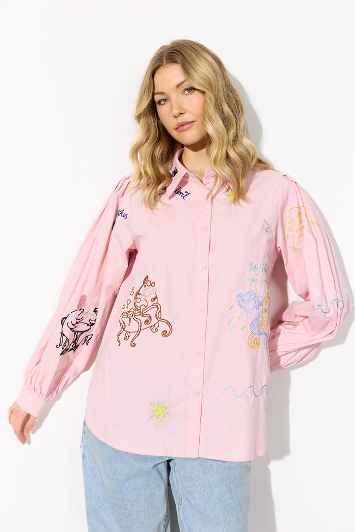 HUNKØN Sasha Shirt Shirts Rose