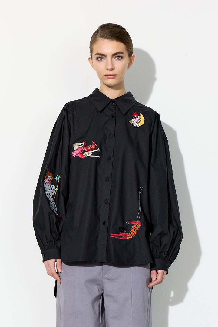 HUNKØN Sasha Shirt Shirts Black