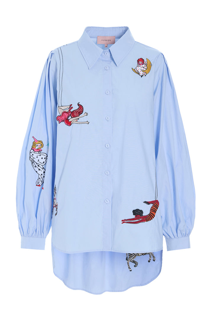 HUNKØN Sasha Shirt Shirts Light Blue