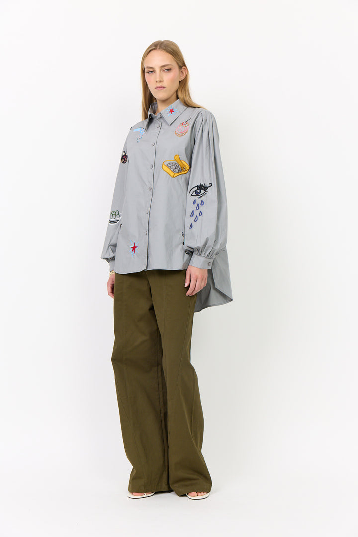 HUNKØN Sasha Shirt Shirts Grey