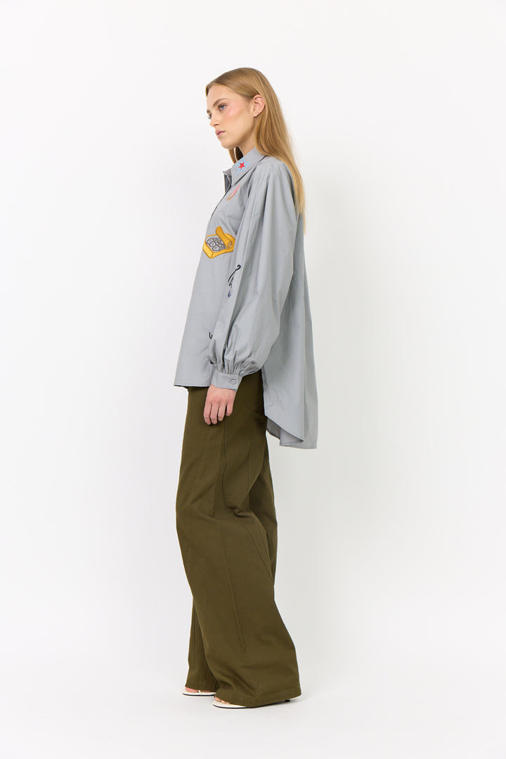 HUNKØN Sasha Shirt Shirts Grey