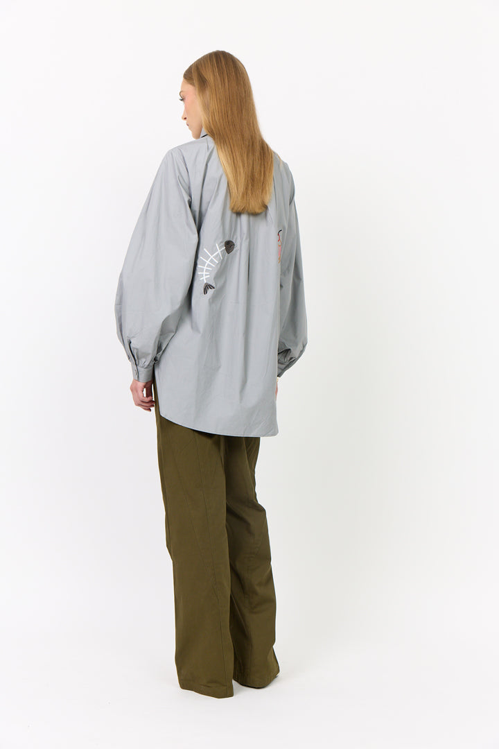HUNKØN Sasha Shirt Shirts Grey