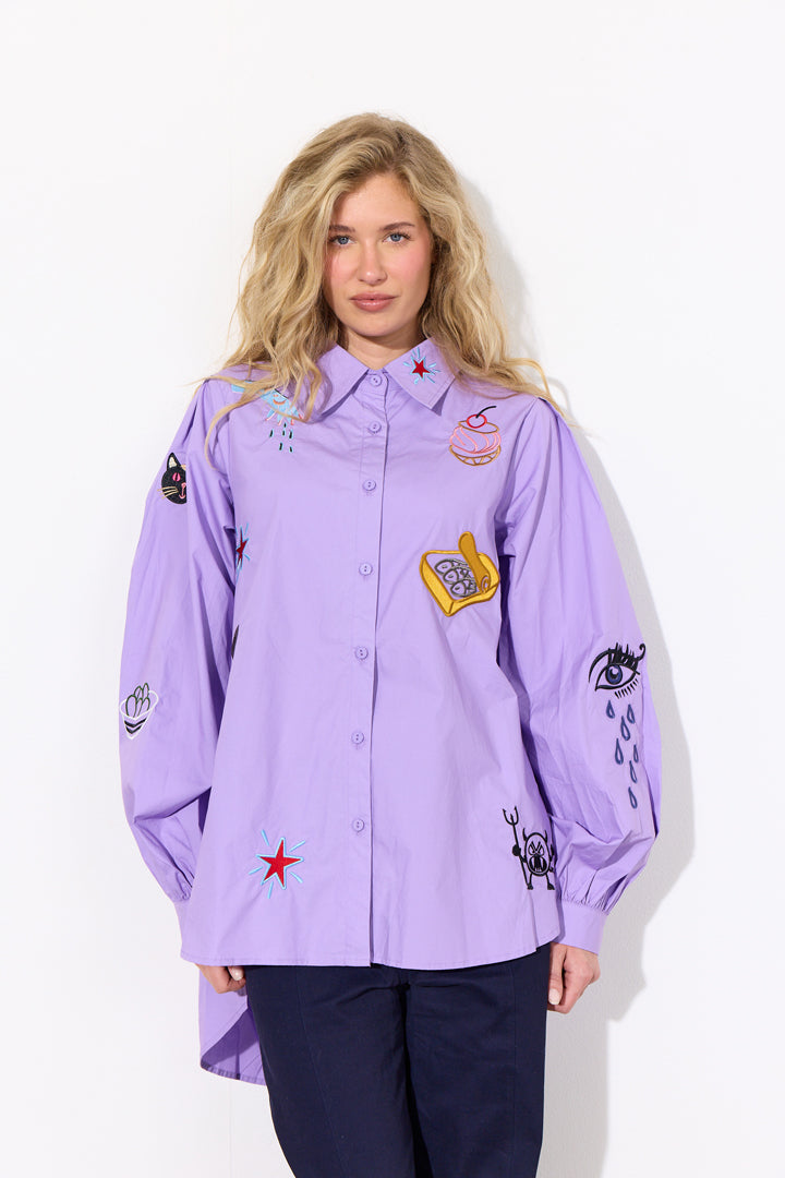 HUNKØN Sasha Shirt Shirts Lavender