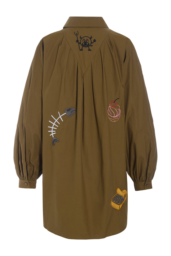 HUNKØN Sasha Shirt Shirts Olive