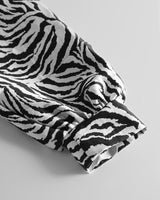 HUNKØN Savannah Hoodie Blouses Zebra Striped