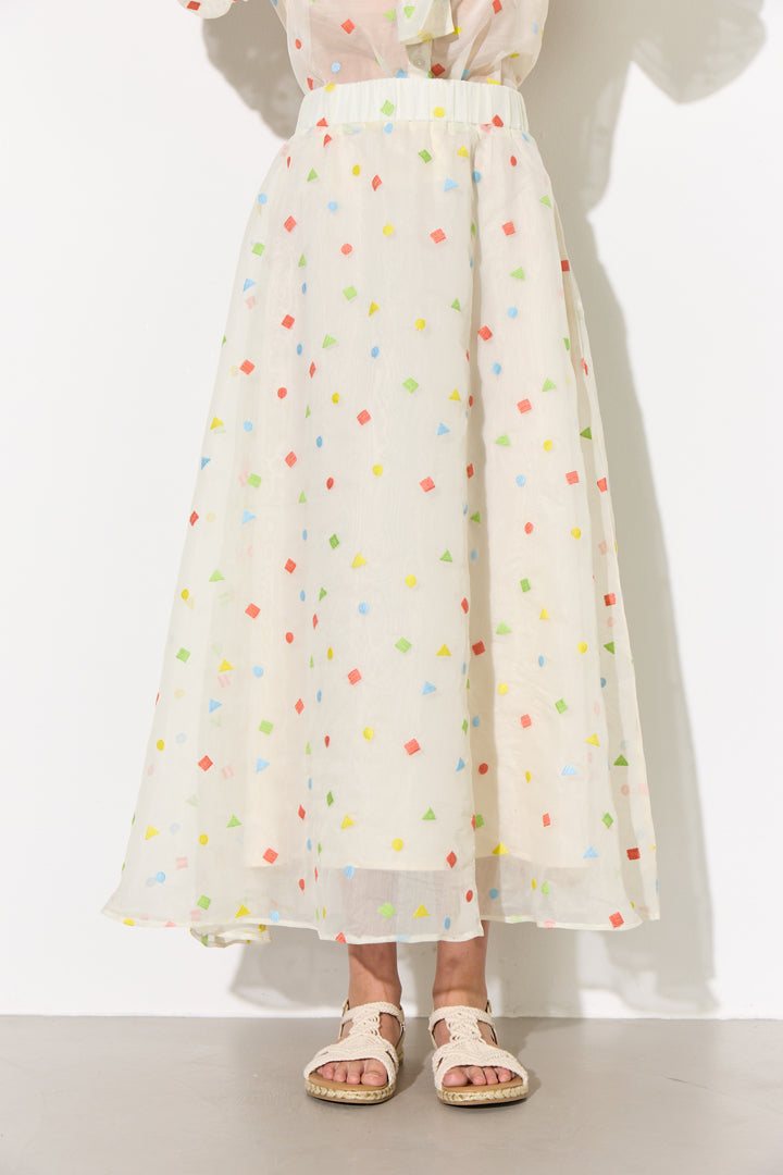 HUNKØN Sharon Skirt Skirts Confetti