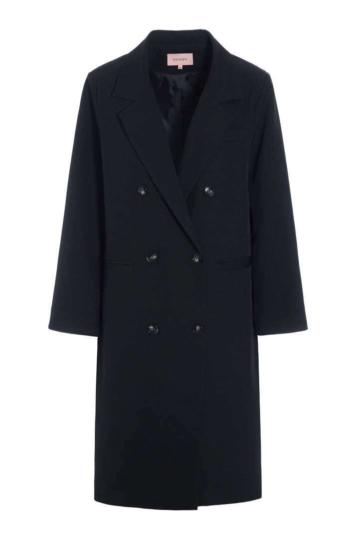 HUNKØN Sia Coat Coats Black