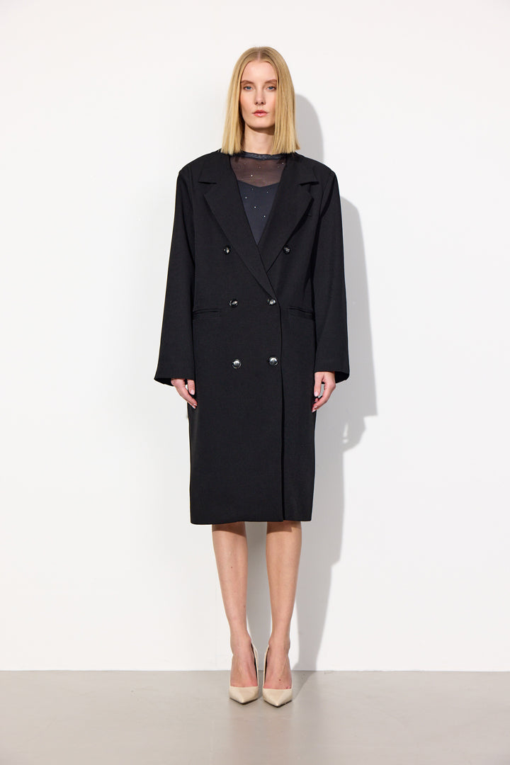 HUNKØN Sia Coat Coats Black