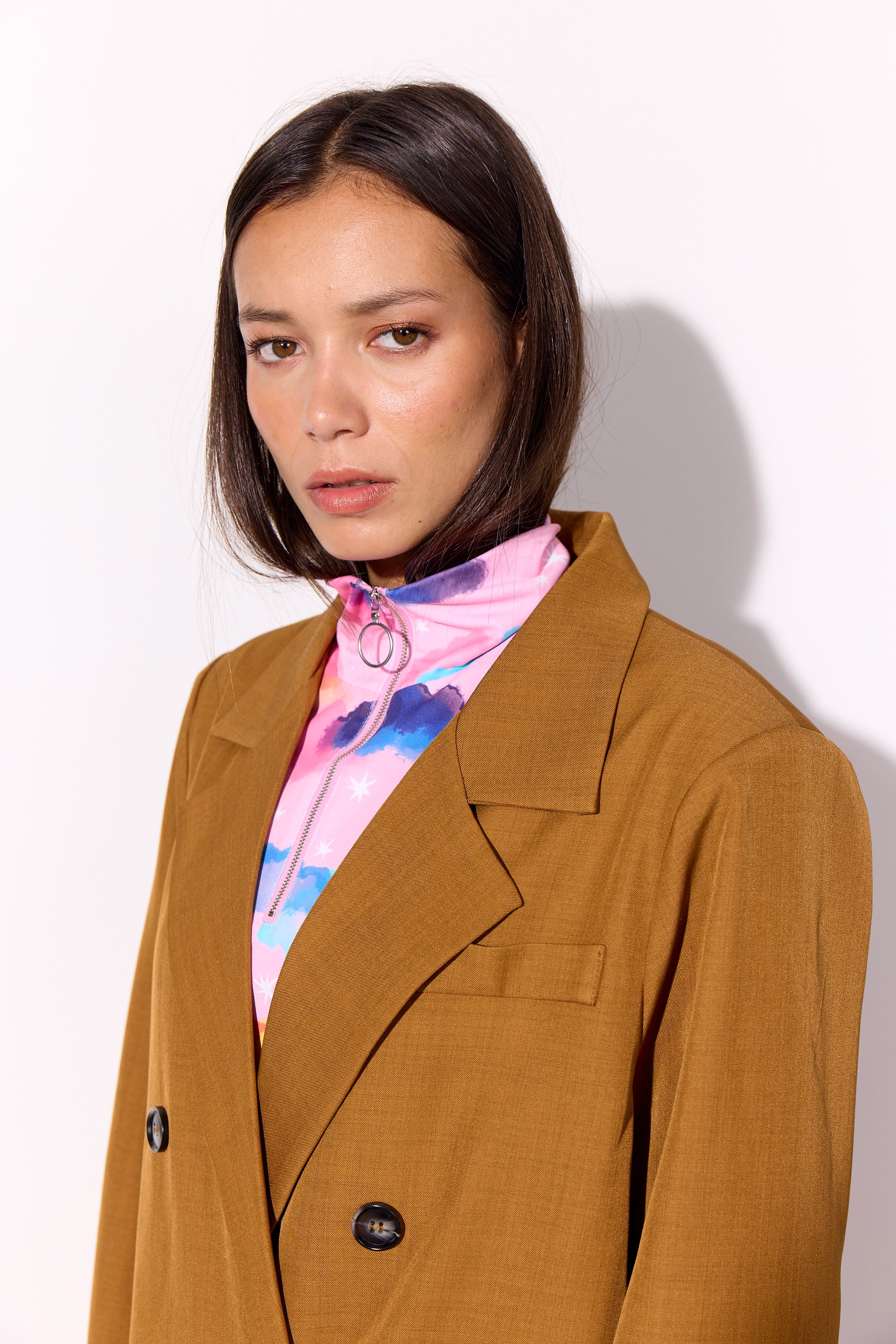HUNKØN Sia Coat Coats Brown
