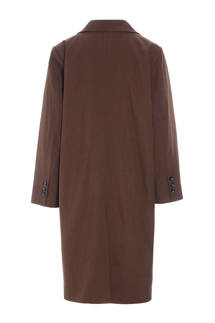 HUNKØN Sia Coat Coats Chestnut