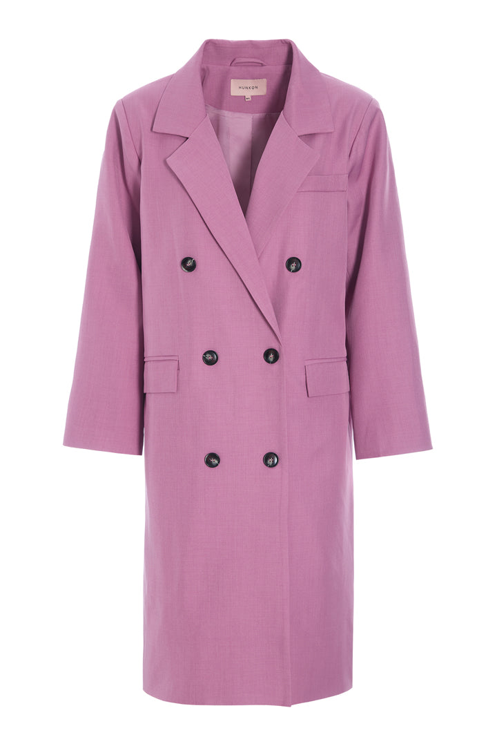 HUNKØN Sia Coat Coats Dusty Rose