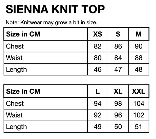 HUNKØN Sienna Knit Top Tops Black