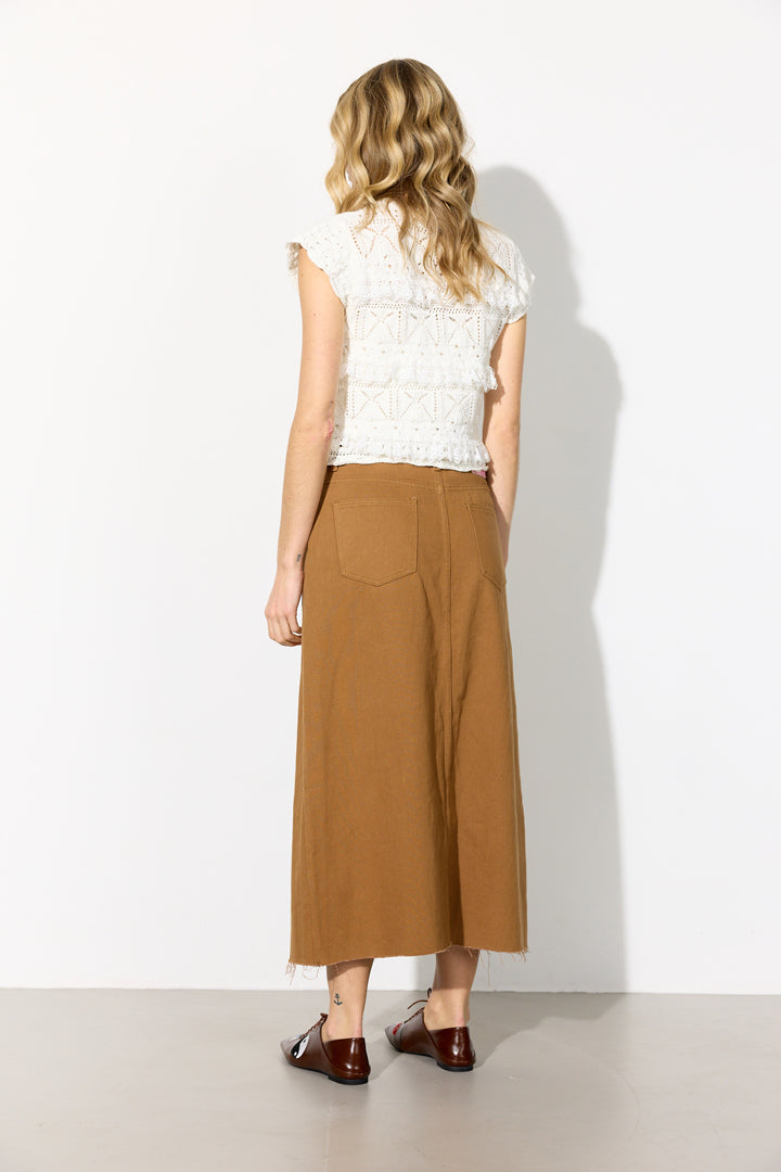 HUNKØN Sienna Knit Top Tops Vanilla