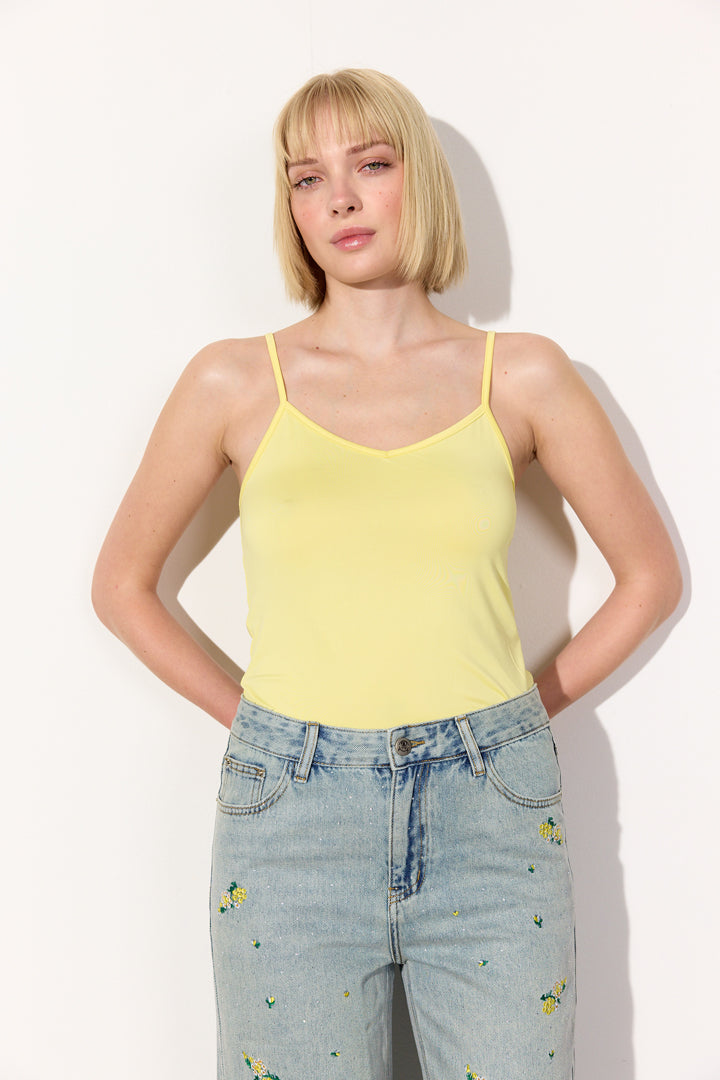 HUNKØN Simone Top Tops Yellow