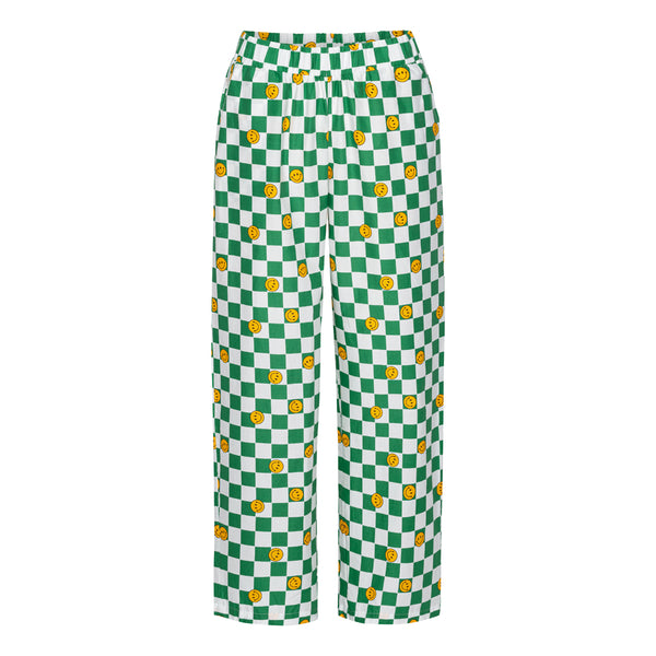 HUNKØN Smiley Trousers Trousers Green