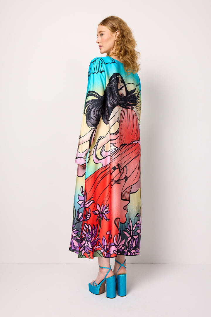 HUNKØN Stevie Dress Dresses The Witch Art Print