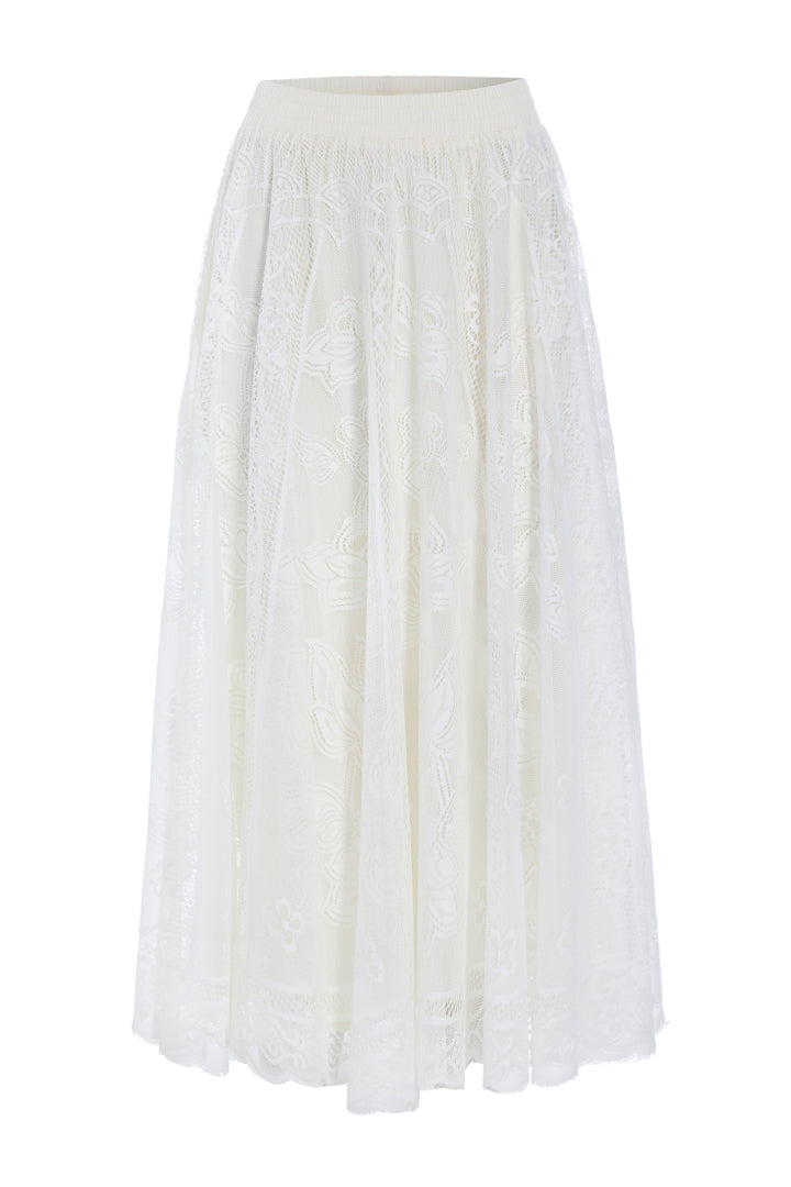 HUNKØN Stine Skirt Skirts Off White