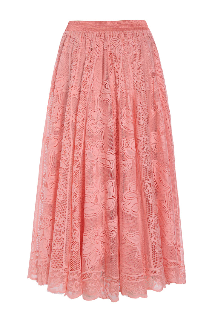 HUNKØN Stine Skirt Skirts Peach