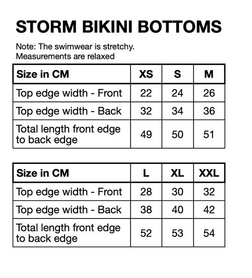 HUNKØN Storm Bikini Bottom Swimwear Under the Sea Art Print