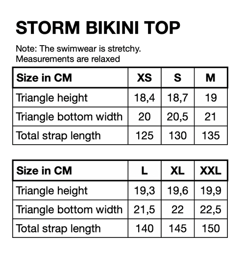 HUNKØN Storm Bikini Top Swimwear Under the Sea Art Print