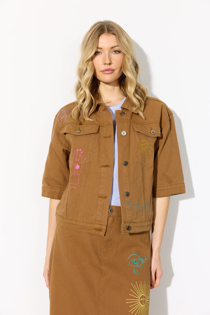 HUNKØN Suki Jacket Jackets Caramel