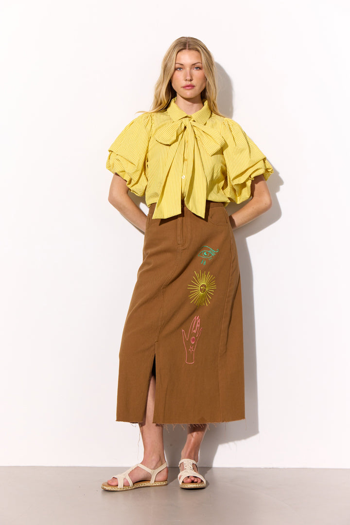 HUNKØN Suki Skirt Skirts Caramel