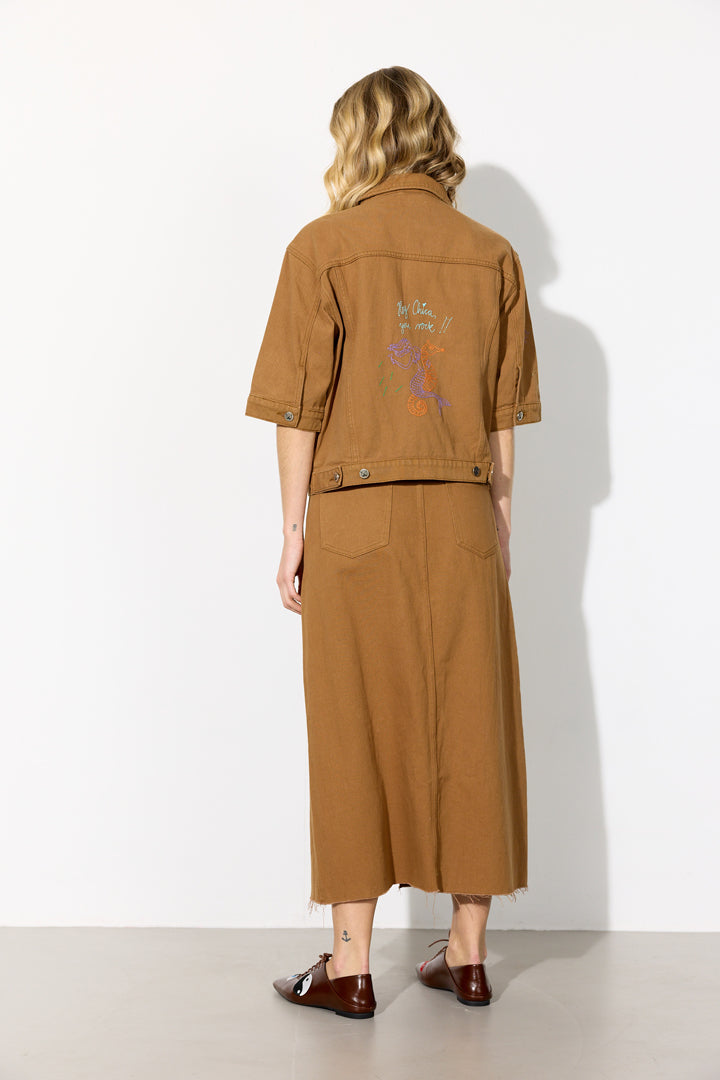 HUNKØN Suki Skirt Skirts Caramel