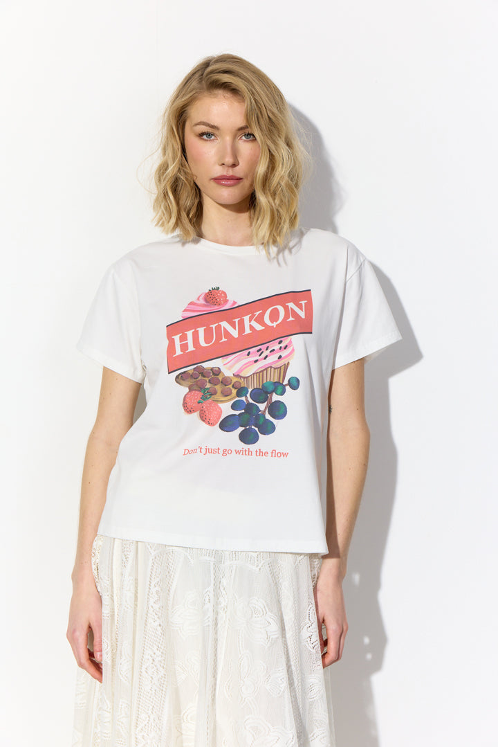 HUNKØN Sweet treat T-shirt T-shirts White