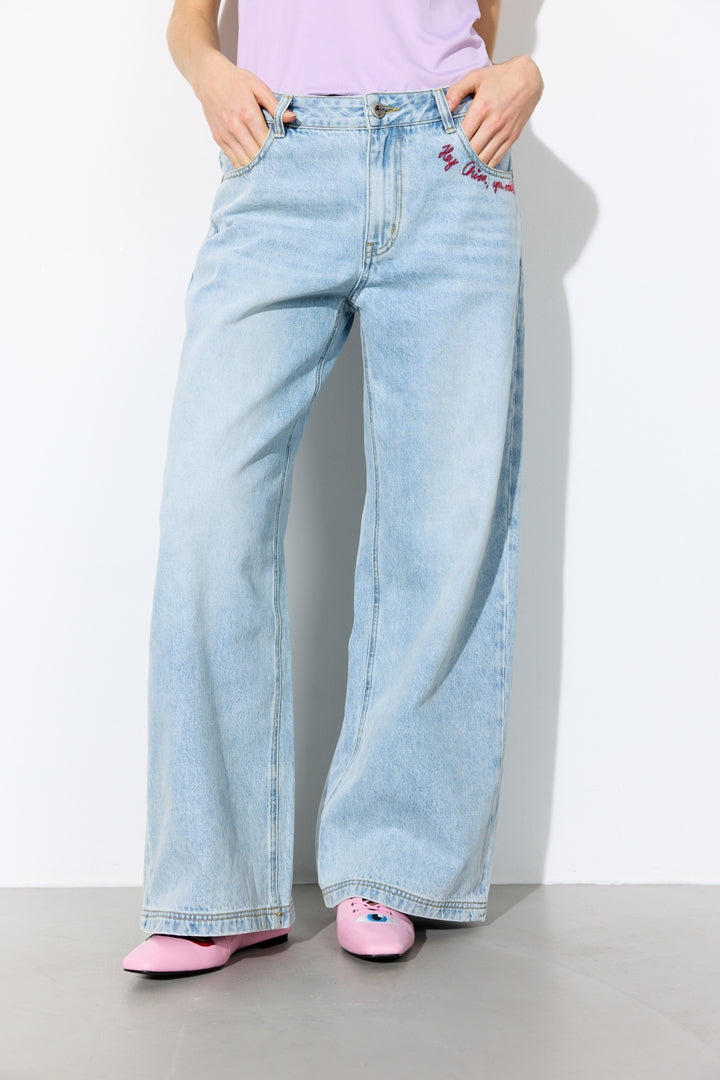 HUNKØN Tennie Jeans Trousers Light Denim