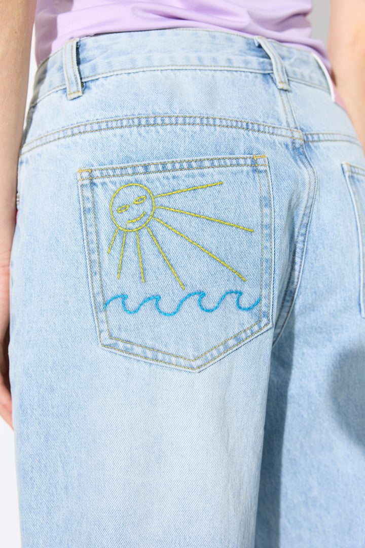 HUNKØN Tennie Jeans Trousers Light Denim