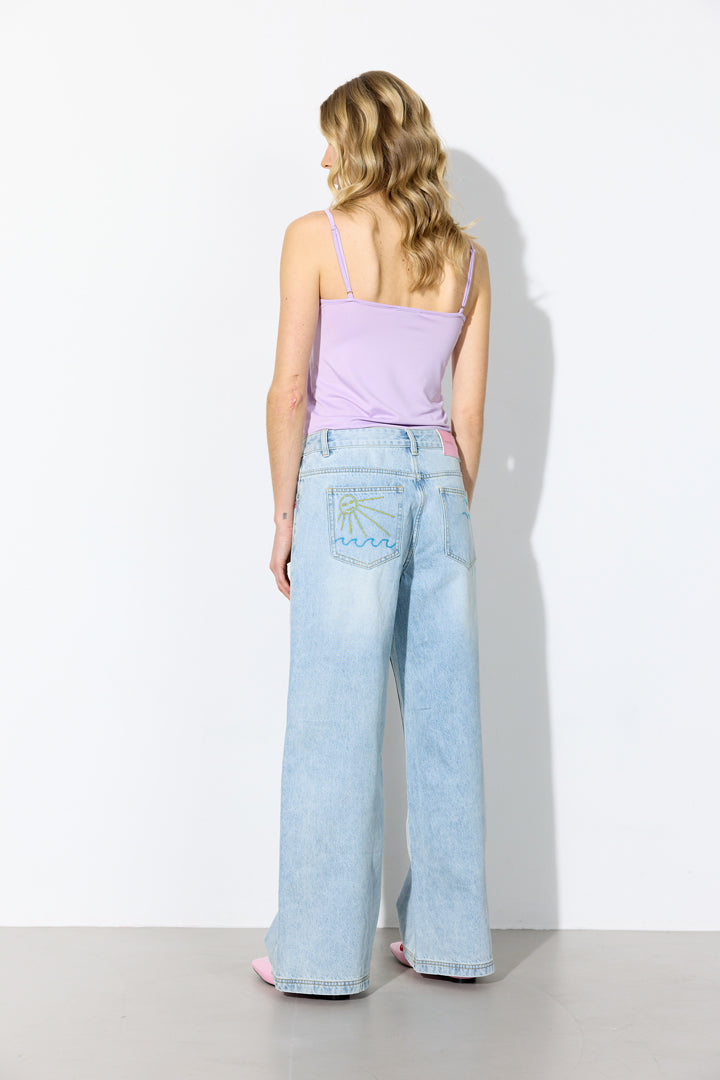 HUNKØN Tennie Jeans Trousers Light Denim