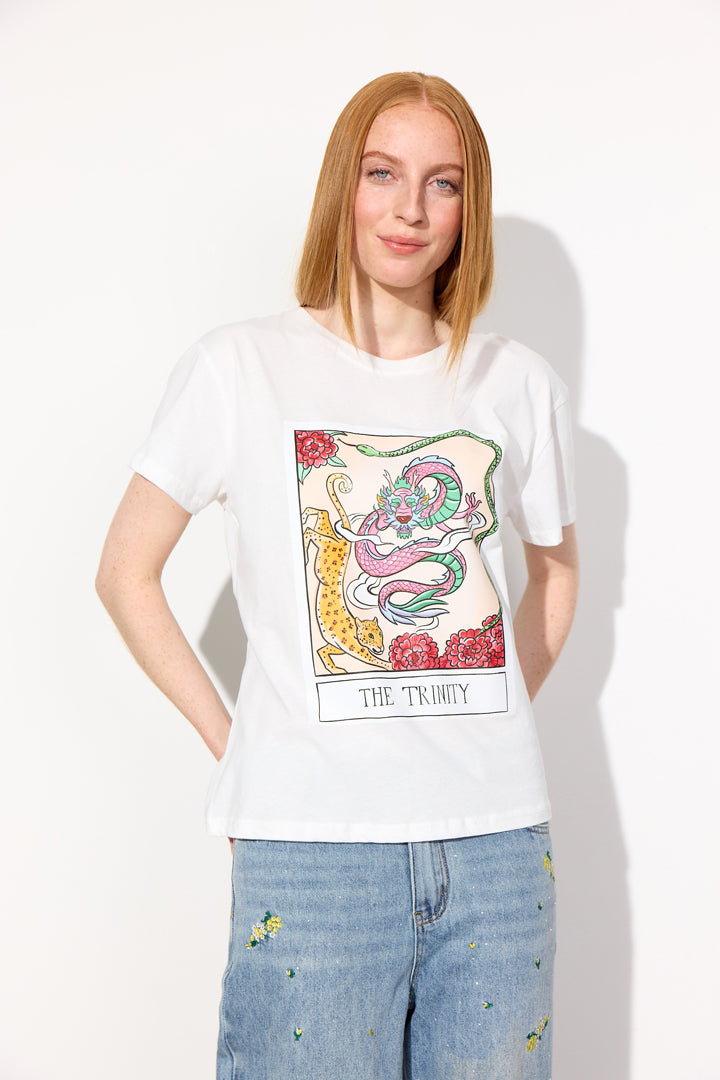 The Trinity T-shirt - White – Hunkọn