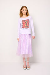 HUNKØN The Unburnt Long Sleeve Blouses Lavender