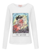 HUNKØN The Witch Long Sleeve Blouses White