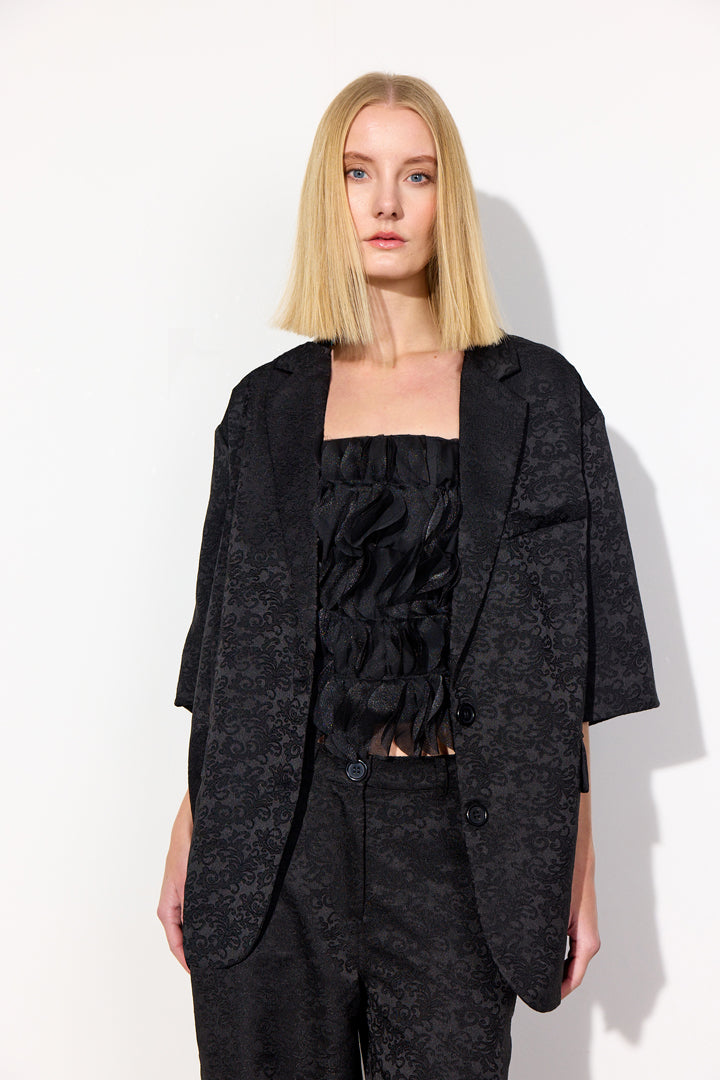 HUNKØN Thora Blazer Jackets Black