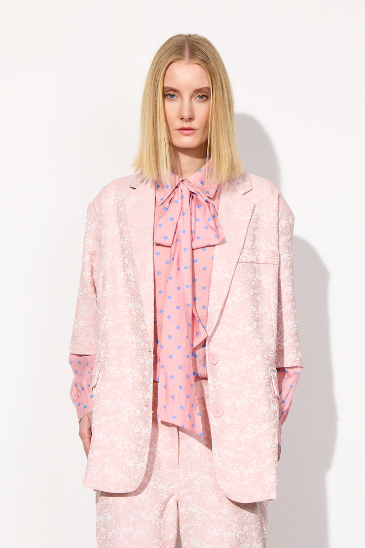 HUNKØN Thora Blazer Jackets Soft Pink
