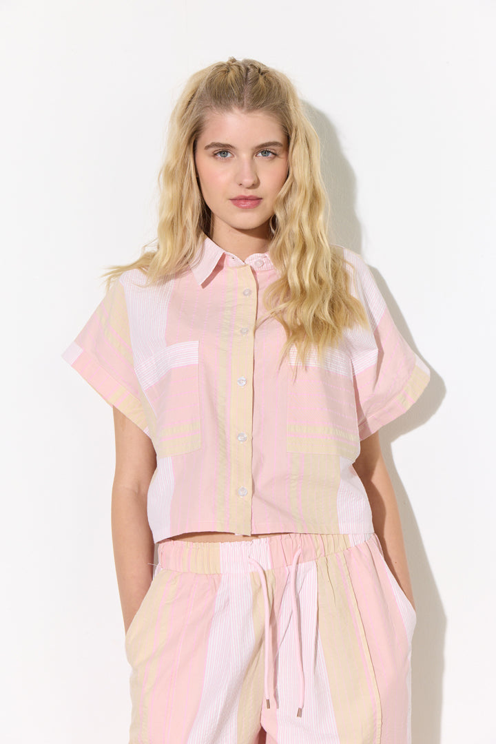 HUNKØN Tilly Shirt Shirts Pink