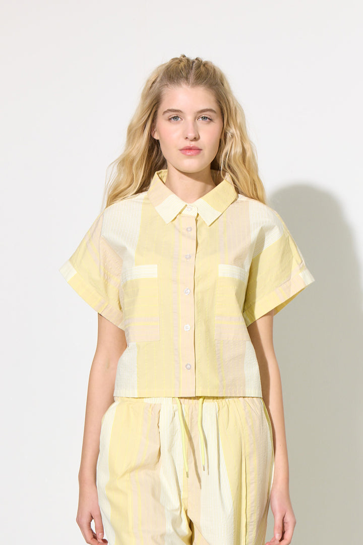 HUNKØN Tilly Shirt Shirts Yellow